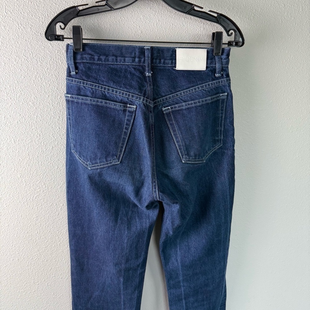 EB DENIM High Rise Straight Leg Jeans Midnight Casual Women’s Size 26 - Picture 10 of 13